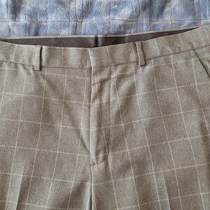 Calvin Klein Men's Pants 34x30 Gray Plaid